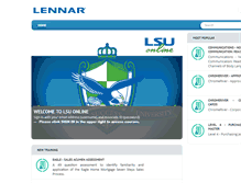 Tablet Screenshot of lsu.lennar.com